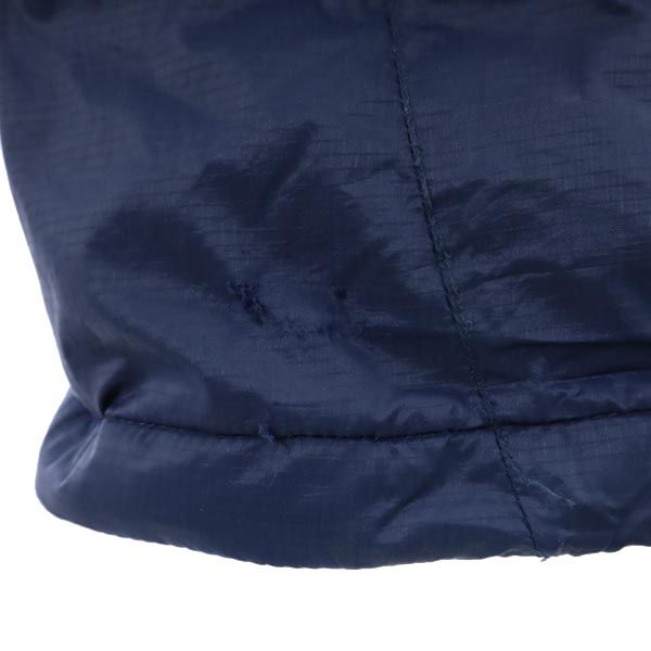 Columbia コロンビア アウトドア 中綿ジャケット XL ネイビー×グリーン フード メンズ