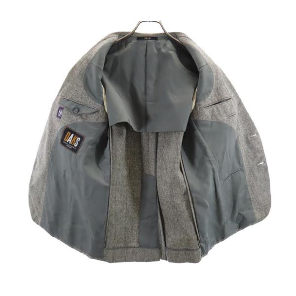 DAKS ダックス ウールブレンド テーラードジャケット 92A-5 ブラック系 メンズ