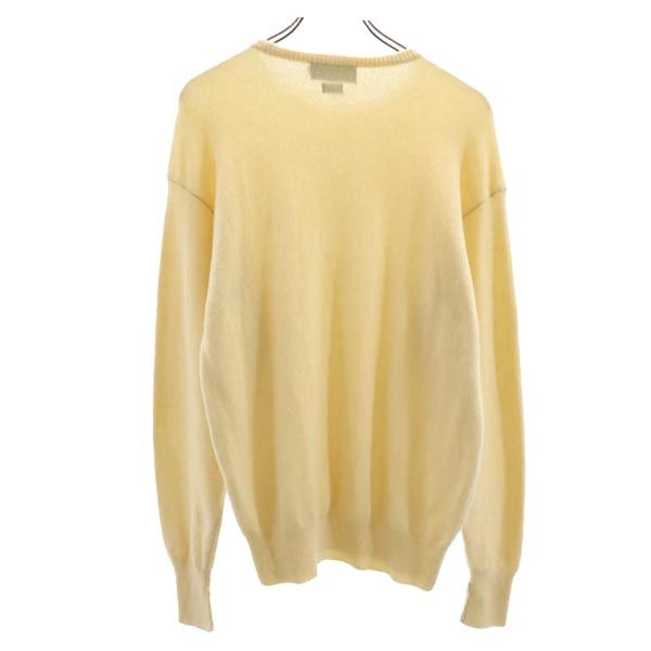 Polo by Ralph Lauren ポロバイラルフローレン ウール100％ 長袖 ニット LL ベージュ系 セーター ロゴ メンズ