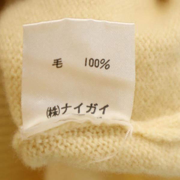 Polo by Ralph Lauren ポロバイラルフローレン ウール100％ 長袖 ニット LL ベージュ系 セーター ロゴ メンズ