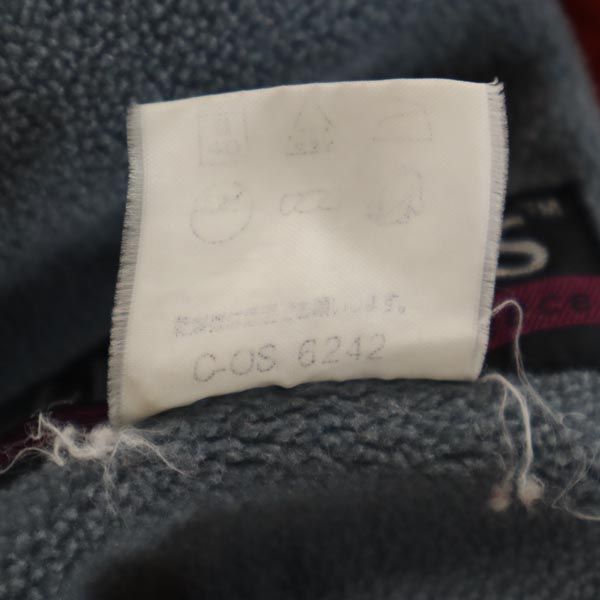 モンベル アウトドアジャケット M オレンジ系 mont-bell ロゴ刺繍 裏フリース メンズ