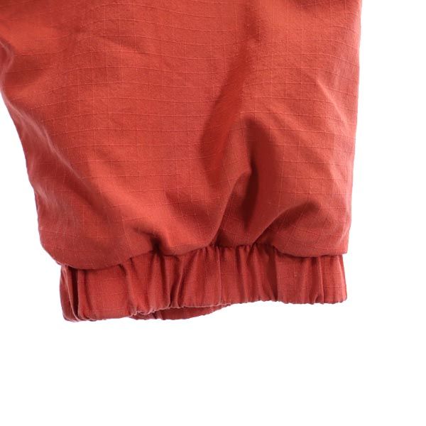 モンベル アウトドアジャケット M オレンジ系 mont-bell ロゴ刺繍 裏フリース メンズ