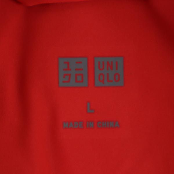UNIQLO ユニクロ ハイブリット ダウンジャケット L レッド系 レディース