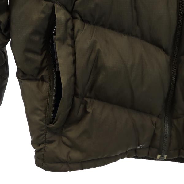 Columbia コロンビア アウトドア ダウンジャケット M ブラウン系 ロゴ メンズ