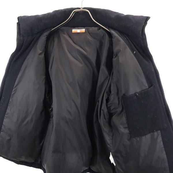 Castelbajac sport カステルバジャックスポーツ ウール100％ ダウンジャケット 2 ブラック メンズ