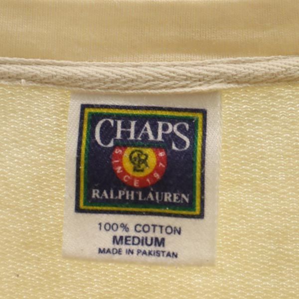 CHAPS チャップス 長袖 スウェット トレーナー M ベージュ ラルフローレン Ralph Lauren メンズ