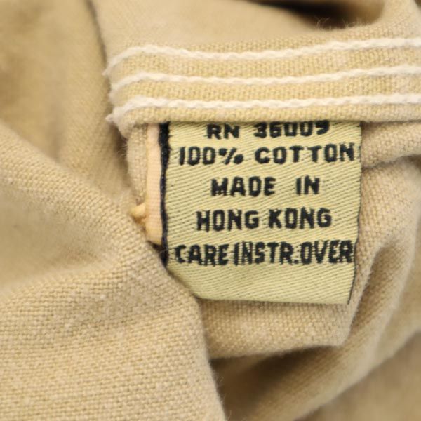Calvin klein カルバンクライン 長袖 ワークシャツ S ベージュ レディース