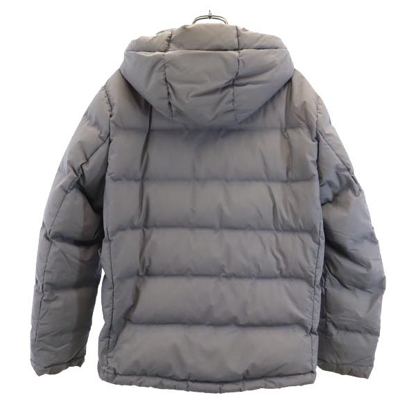 UNIQLO ユニクロ シームレス ダウンジャケット L グレー系 フード メンズ