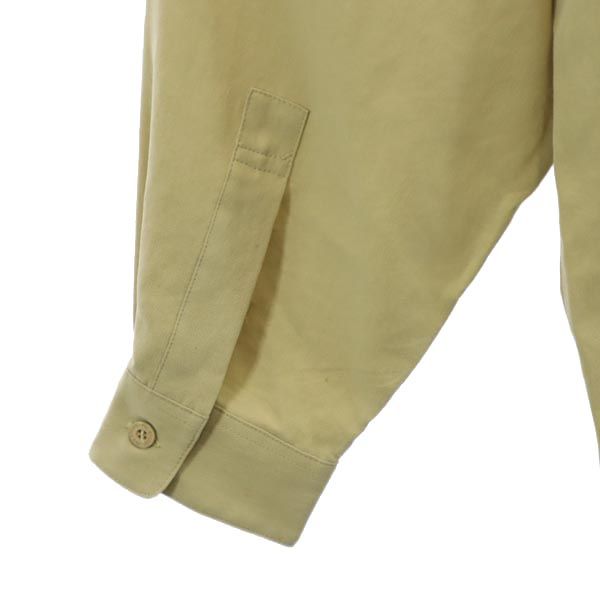 PIA SPORTS ピアスポーツ 日本製 刺繍 長袖 シャツ 4 イエロー系 メンズ