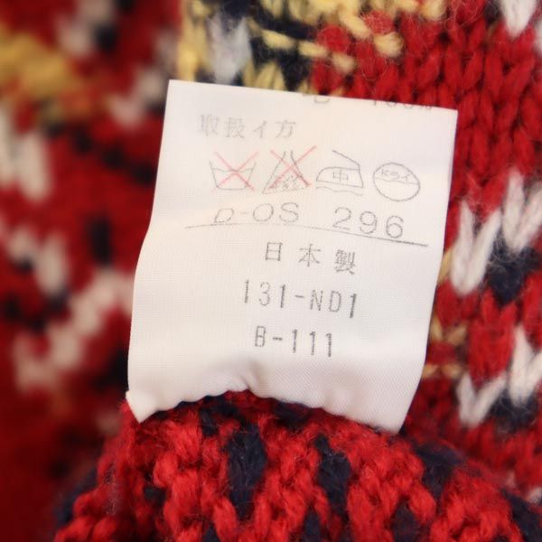 McGregor マックレガー 日本製 ニット ジップジャケット M レッド系 メンズ