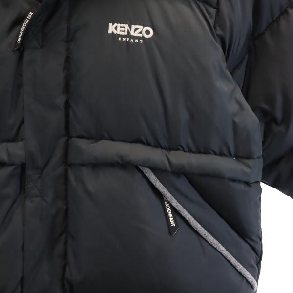 KENZO ケンゾー ダウンコート 130 ブラック系 ENFANT キッズ