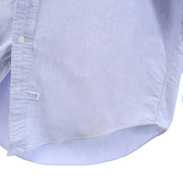 ラルフローレン 長袖 ボタンダウンシャツ 15.5/33 ブルー系 RALPH LAUREN ロゴ刺繍 メンズ