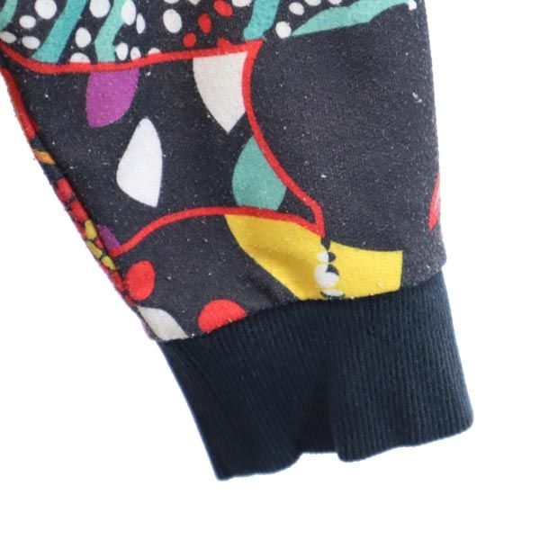 adidas アディダス トレフォイルロゴ 総柄 長袖 トレーナー OT スウェット レディース