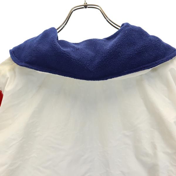 CANTERBURY OF NEW ZEALAND カンタベリー 裏フリース ナイロンジャケット L ホワイト系 ロゴ メンズ