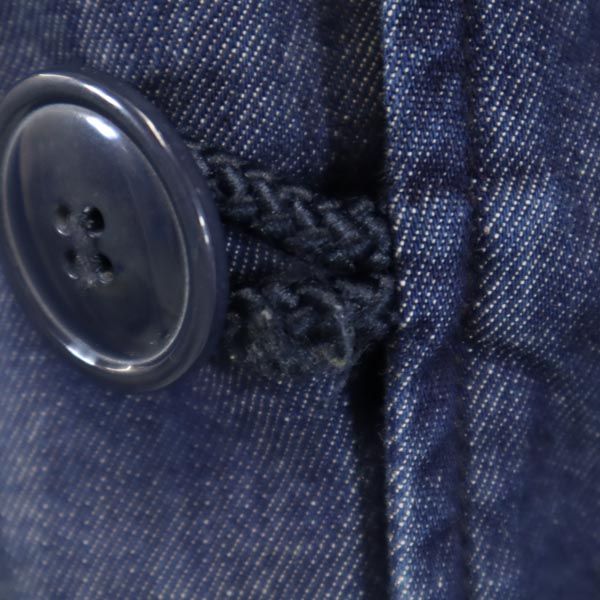 ALPHA INDUSTRIES INC アルファインダストリーズ 中綿 デニム フライトジャケット S ファー フード メンズ