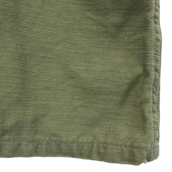 アメリカ軍 70s DSA 長袖 ミリタリーシャツ 14 1/2 カーキ US ARMY メンズ
