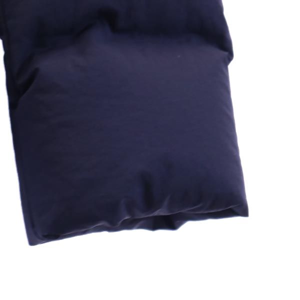 UNIQLO ユニクロ シームレス ダウンジャケット L ネイビー フード レディース