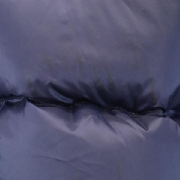 UNIQLO ユニクロ シームレス ダウンジャケット L ネイビー フード レディース