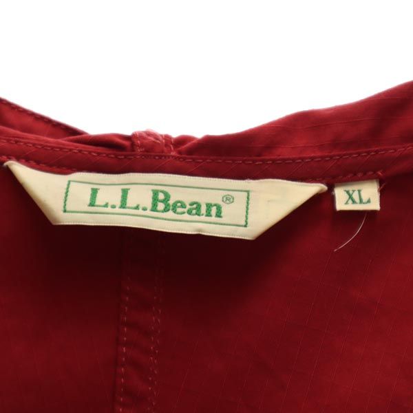 L.L.Bean エルエルビーン 長袖 ナイロン アウトドアジャケット XL レッド系 メンズ