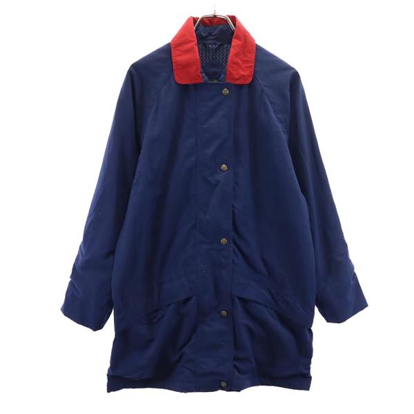 Eddie Bauer エディーバウアー 90s オールド 黒タグ ナイロンジャケット S ネイビー レディース