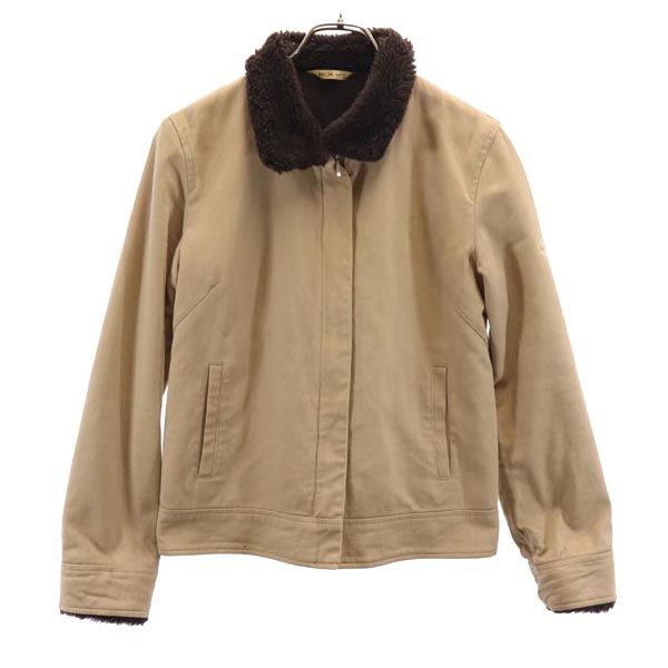 MCM エムシーエム コットン ジャケット M ベージュ Legere 裏ボア 裏フリース レディース