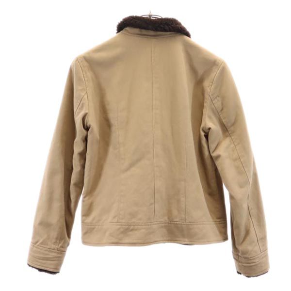 MCM エムシーエム コットン ジャケット M ベージュ Legere 裏ボア 裏フリース レディース