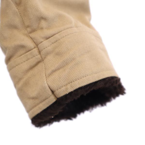 MCM エムシーエム コットン ジャケット M ベージュ Legere 裏ボア 裏フリース レディース