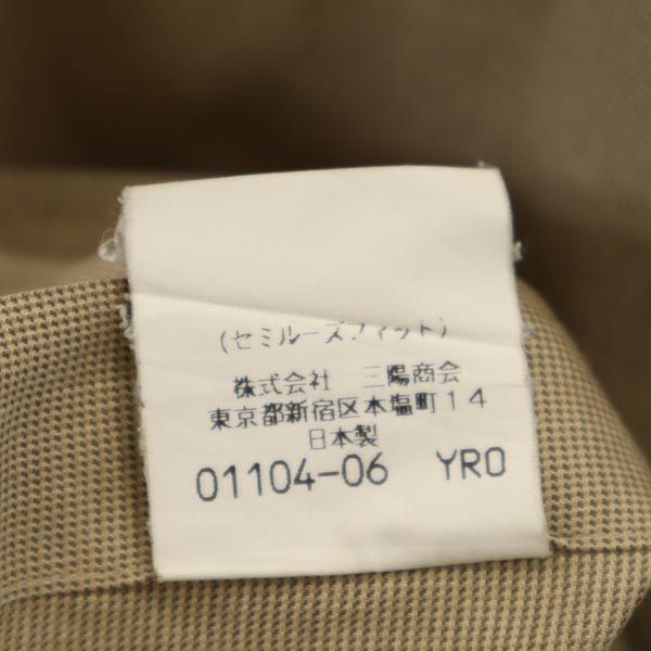 Burberrys バーバリーズ 90s 三陽商会 日本製 オールド 長袖 シャツ 42-80 ブラウン系 メンズ