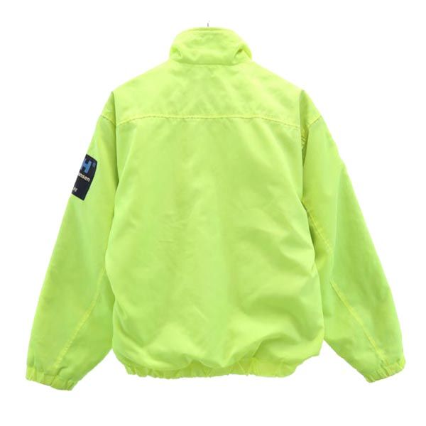 HELLY HANSEN ヘリーハンセン 80s ヴィンテージ スポーツジャケット 蛍光黄 裏フリース素材 メンズ
