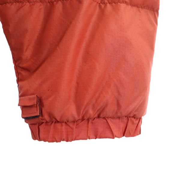 THE NORTH FACE ノースフェイス ND18100 アウトドア 長袖 ナイロン ダウンジャケット S レッド系 ロゴ メンズ