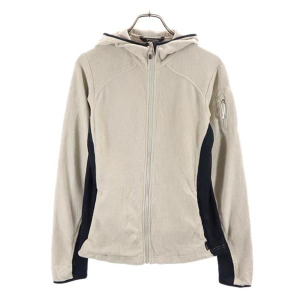 Columbia コロンビア アウトドア フリースジャケット S グレージュ パーカー レディース