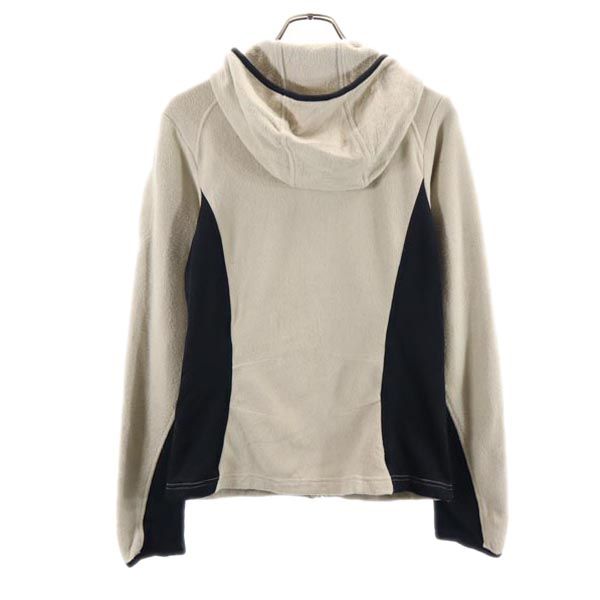 Columbia コロンビア アウトドア フリースジャケット S グレージュ パーカー レディース