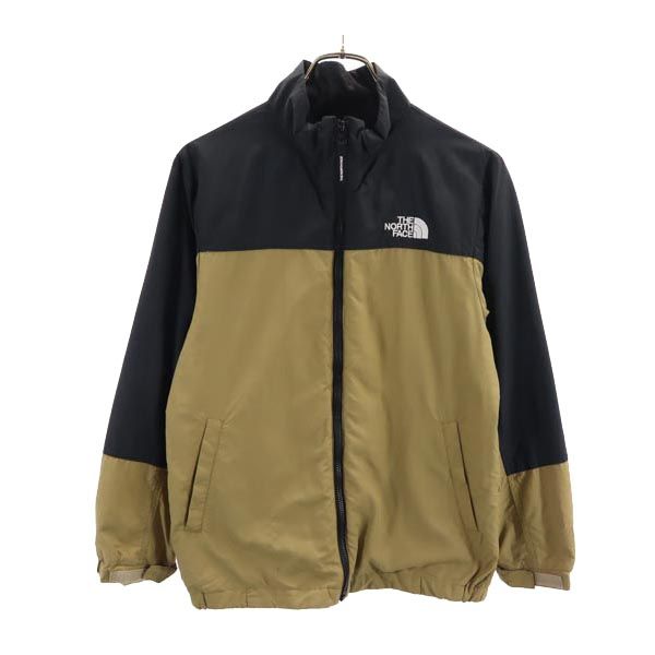 THE NORTH FACE ノースフェイス NPJ72125 アウトドア 長袖 ダブルジップ ナイロンジャケット 150 ブラウン系 裏メッシュ キッズ