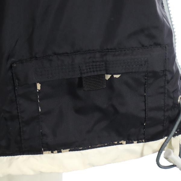 BURTON バートン スノーボード ナイロンジャケット L グレー×白 裏メッシュ メンズ