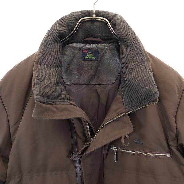 ラコステ ダウンジャケット Mar-48 ブラウン LACOSTE メンズ