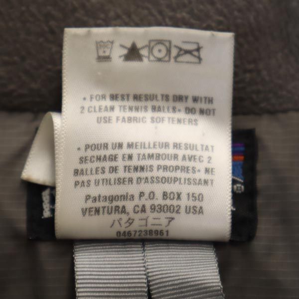 patagonia パタゴニア アウトドア ダウンジャケット XL チャコールグレー キッズ