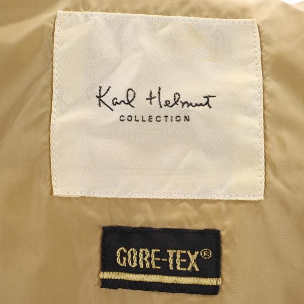 Karl Helmut カールヘルム ゴアテックス 長袖 ナイロンジャケット カーキ系 ロゴ メンズ