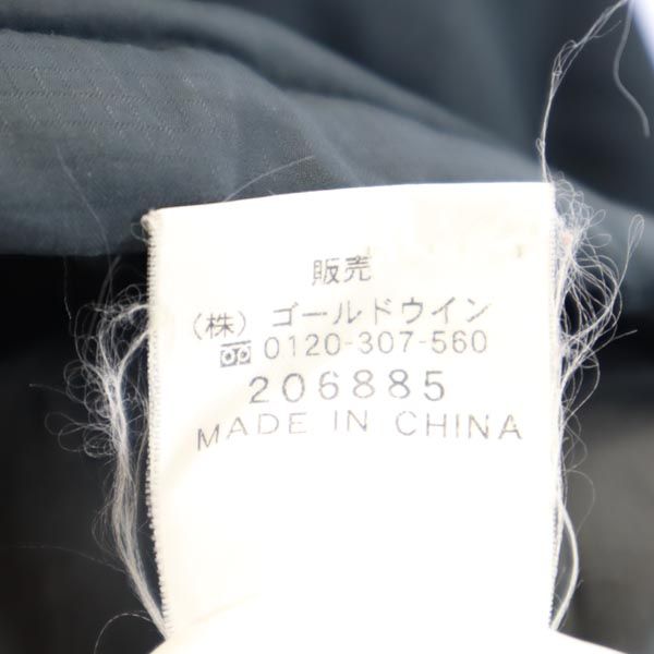 ヘリーハンセン ダウンジャケット XL ブラック系 HELLY HANSEN ロゴ 刺繍 メンズ