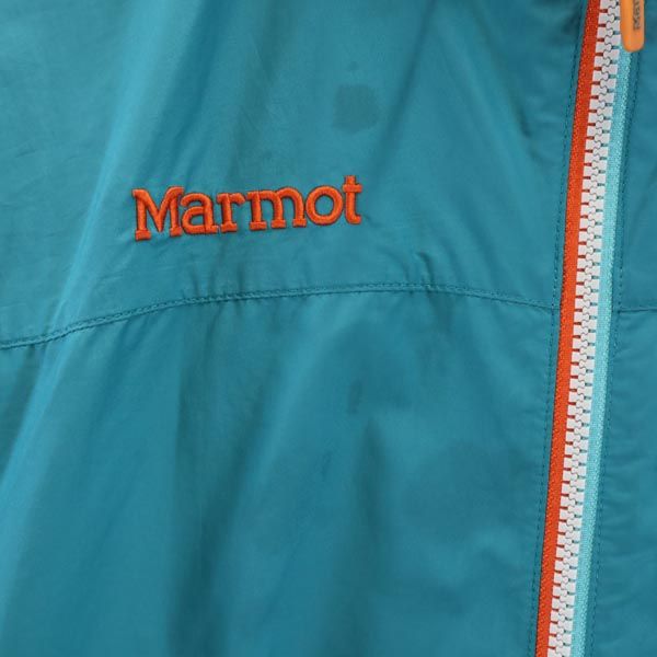 マーモット アウトドア 長袖 ジップパーカー XL ブルー系 MARMOT ロゴ メンズ