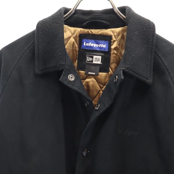 ニューエラ × ラファイエット コラボ コーチジャケット M 黒 NEW ERA × LAFAYETTE 裏キルティング メンズ