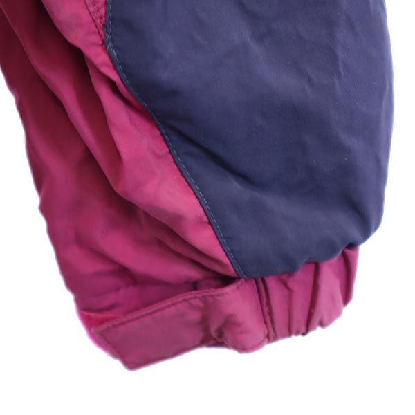 mont-bell モンベル アウトドア 長袖 中綿 ナイロンジャケット L パープル系 裏メッシュ ロゴ レディース