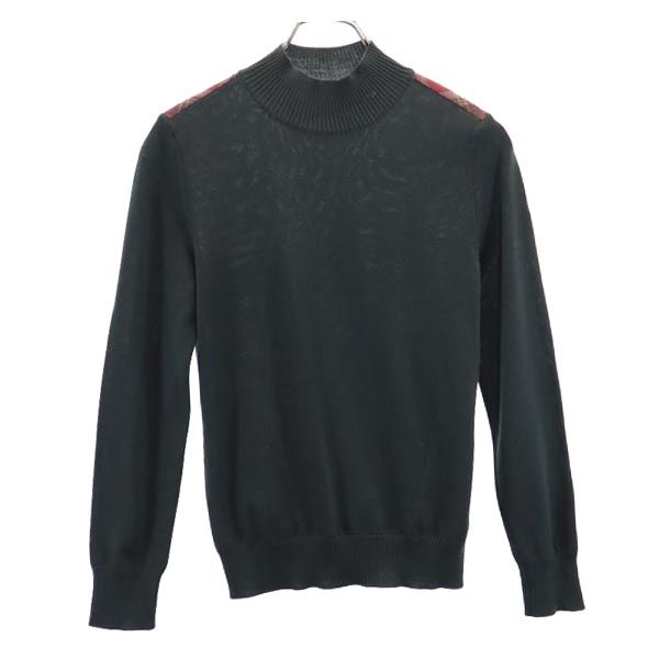 Aquascutum アクアスキュータム 日本製 ウール100％ 長袖 ニット グレー系 セーター レディース