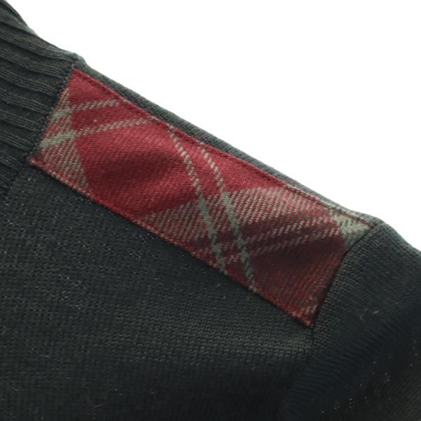 Aquascutum アクアスキュータム 日本製 ウール100％ 長袖 ニット グレー系 セーター レディース