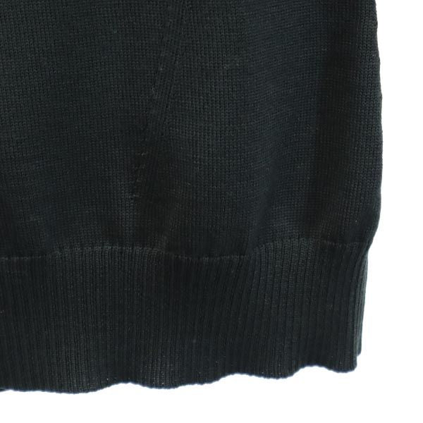 Aquascutum アクアスキュータム 日本製 ウール100％ 長袖 ニット グレー系 セーター レディース