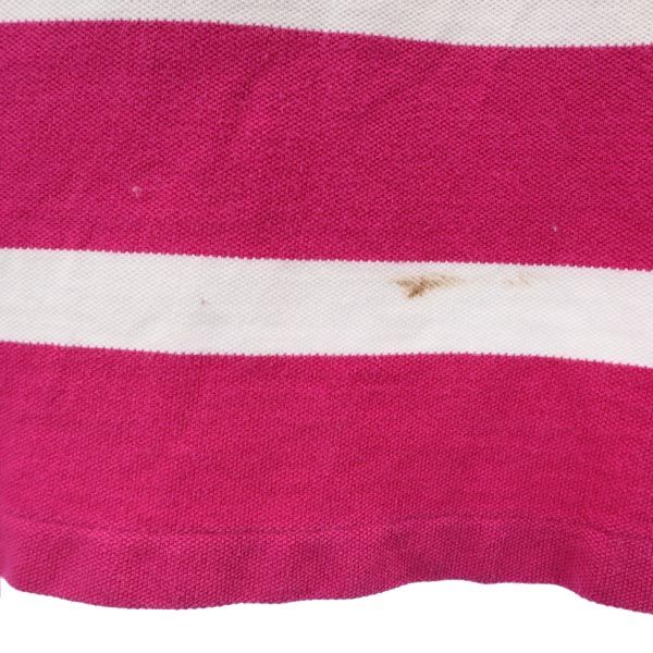 Polo by Ralph Lauren ポロバイラルフローレン ボーダー 長袖 ポロシャツ M 鹿の子 ロゴ メンズ