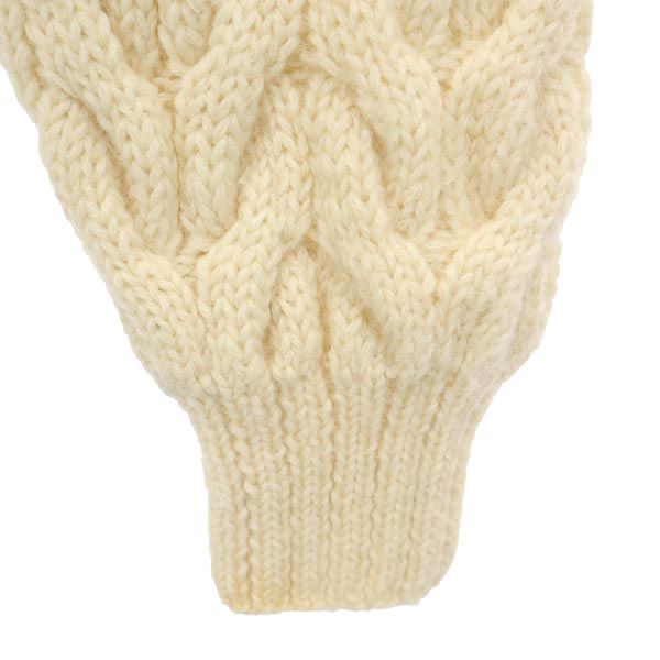 Jantzen ジャンセン 長袖 ケーブル編み ニット L ホワイト系 セーター メンズ