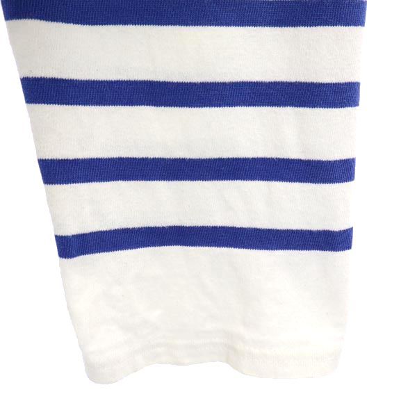 SAINT JAMES セントジェームス ボーダー 長袖 Tシャツ XXS ホワイト系 ロンT メンズ