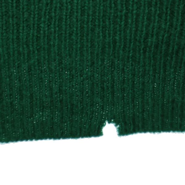 ポロバイラルフローレン ウール100％ 長袖 Vネック ニット L グリーン系 Polo by Ralph Lauren セーター ロゴ メンズ