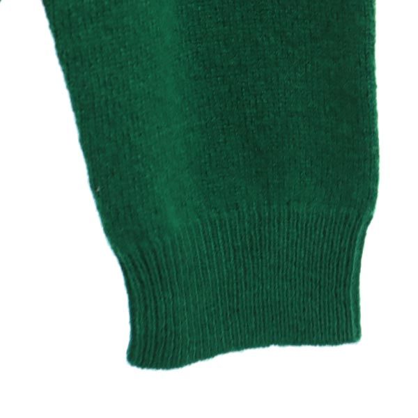 ポロバイラルフローレン ウール100％ 長袖 Vネック ニット L グリーン系 Polo by Ralph Lauren セーター ロゴ メンズ