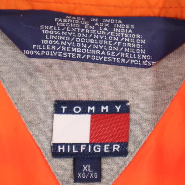 TOMMY HILFIGER トミーヒルフィガー 90s オールド ナイロンジャケット XL オレンジ メンズ
